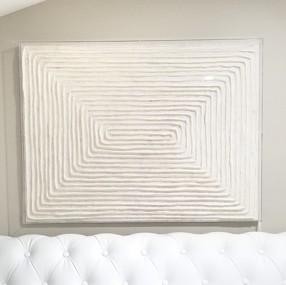 Download Wall Decor 3d Framed Paper Mache Wall Art Lucite Poshmark